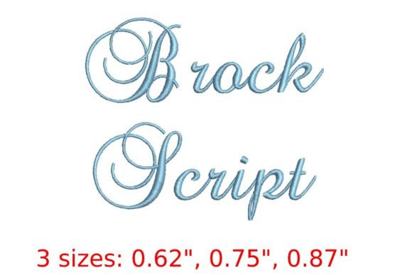 Brock Script Font
