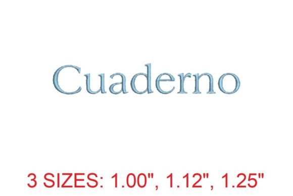 Cuadreno Embroidery Font