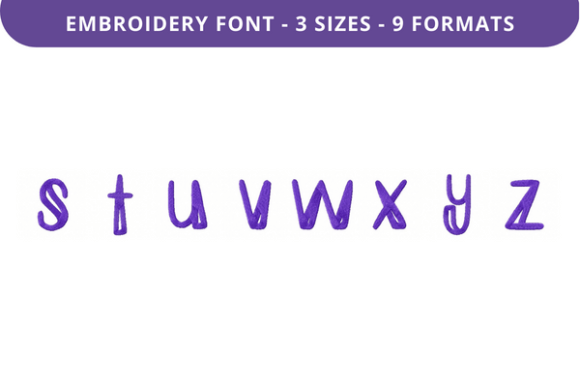 Ease My Mind Font S to Z