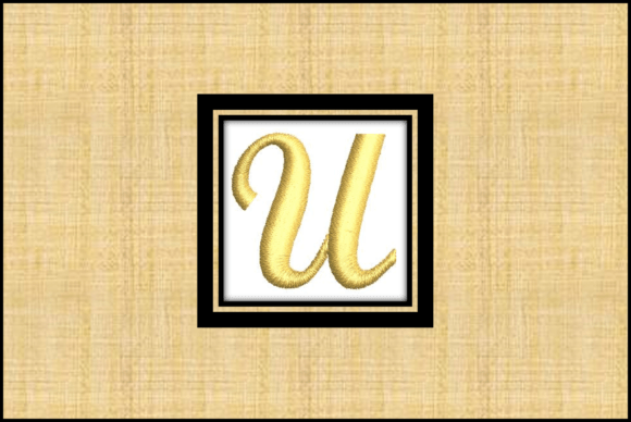 Gold Letter U