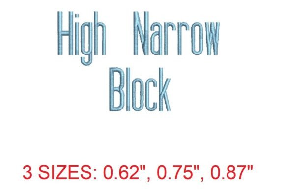 High Narrow Font