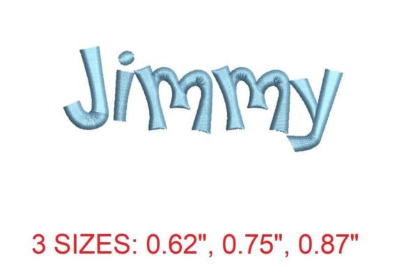 Jimmy Font: A Smart Choice for Small Business Embroidery