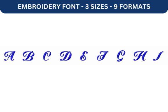 Mademoiselle K Font Upper A to I