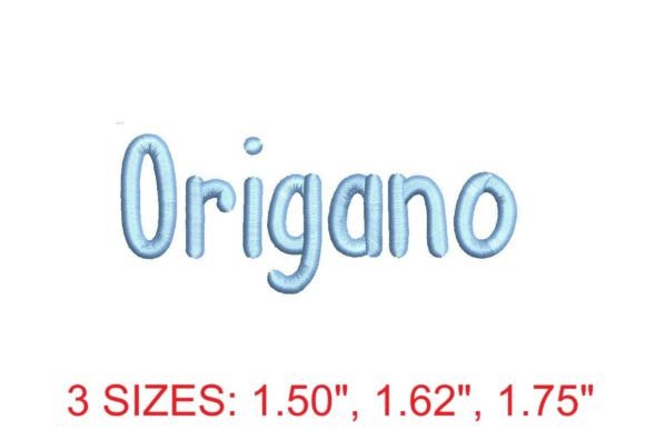 Origano Embroidery Font: Elegant & Gift-Ready